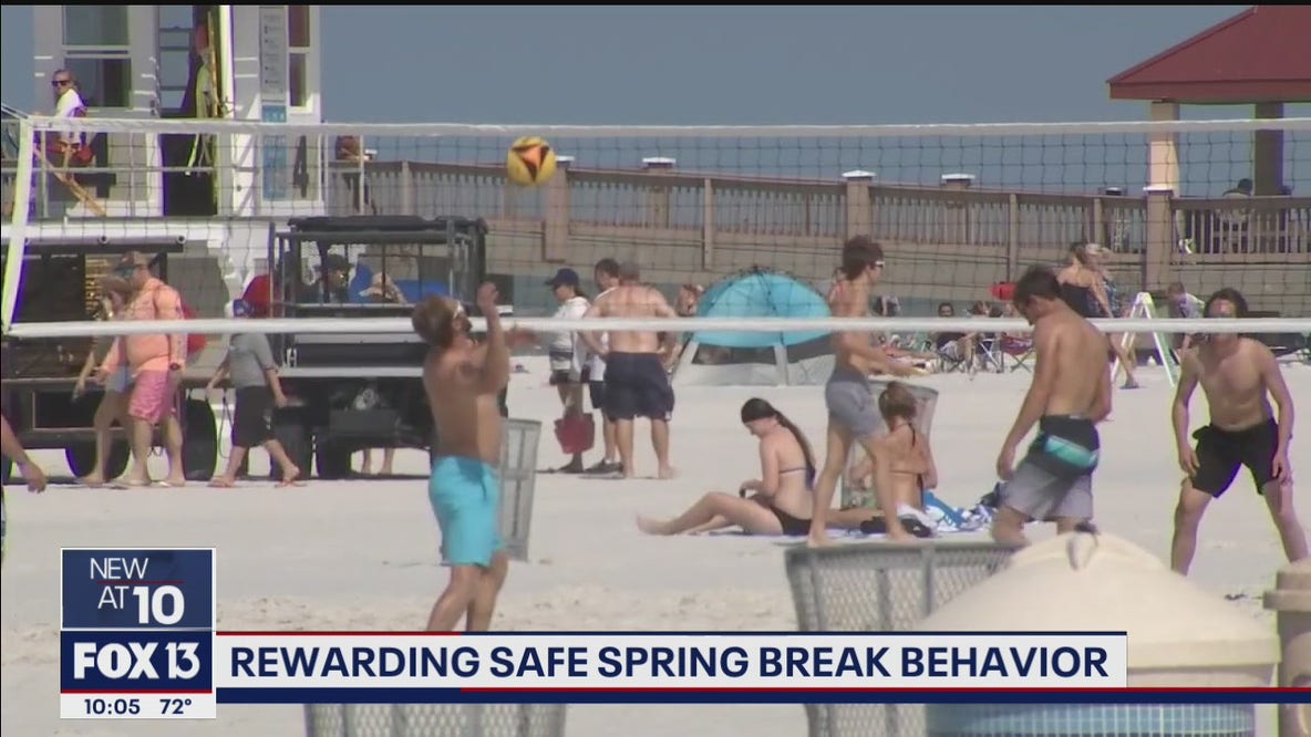 Rewarding safe spring break behavior